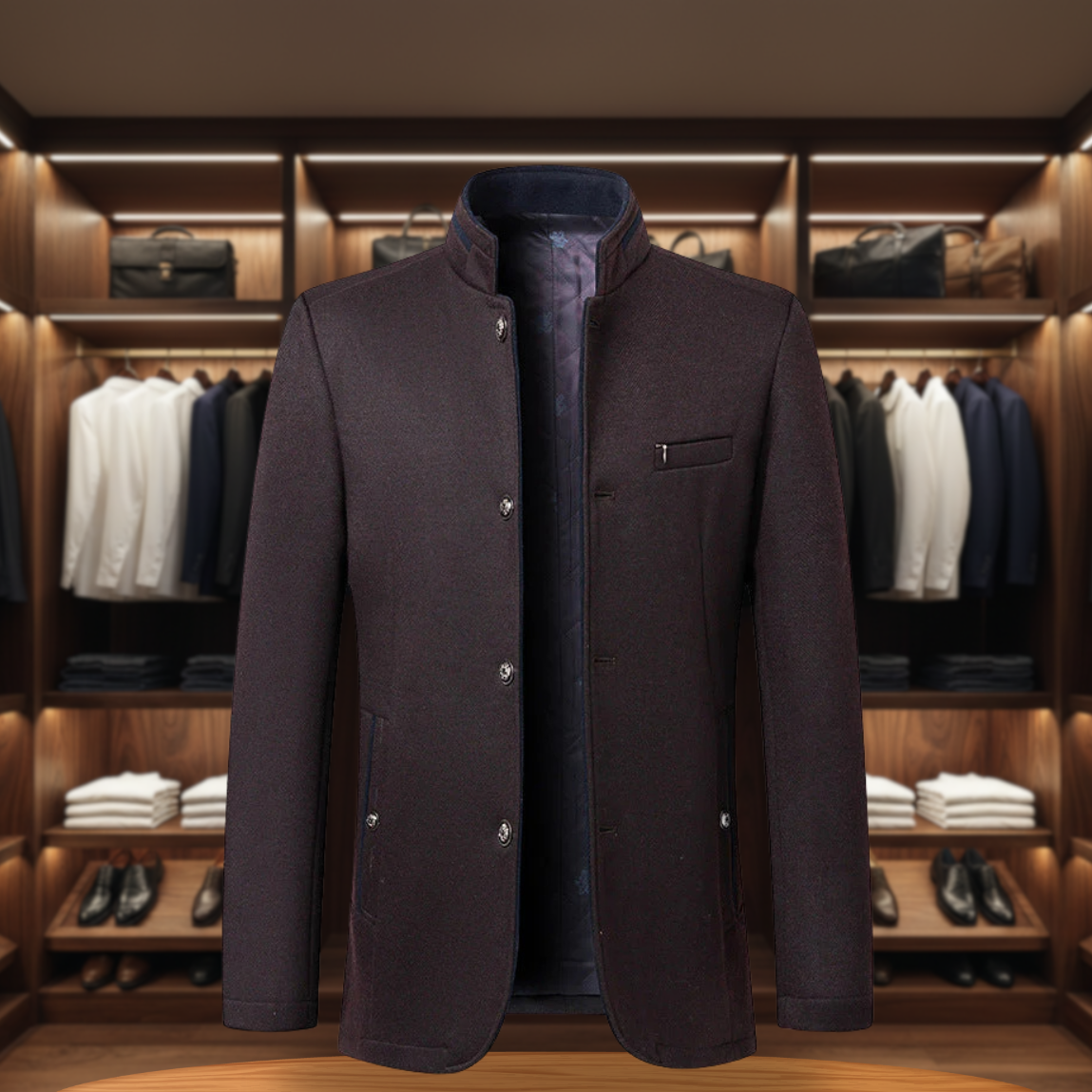 Chic Men's Coat | Classic