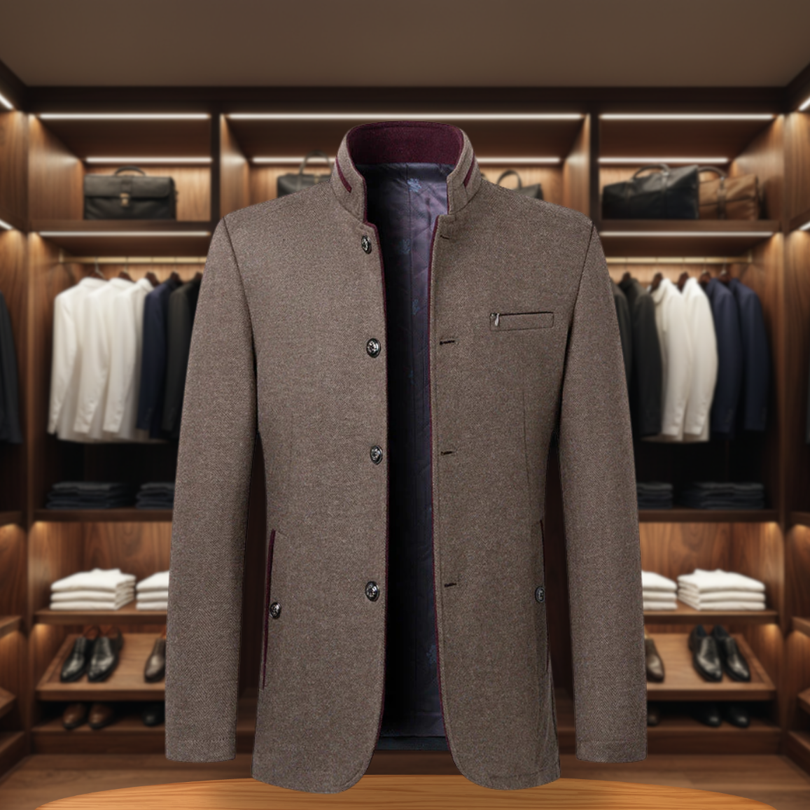 Chic Men's Coat | Classic