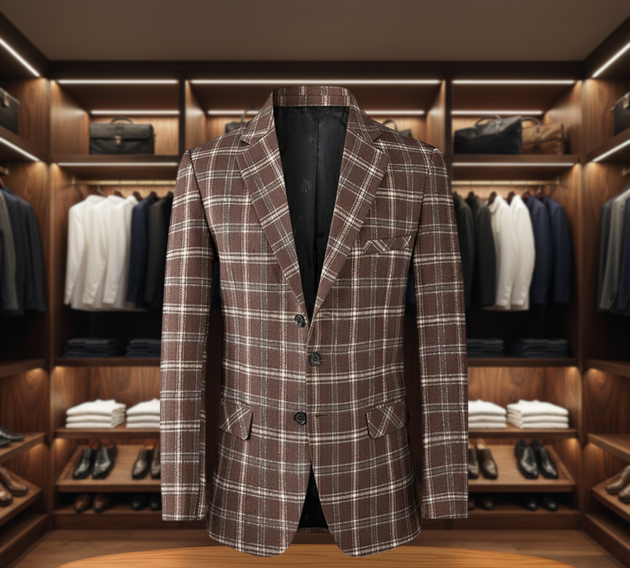Casual Checkered Blazer for Men | Stylish