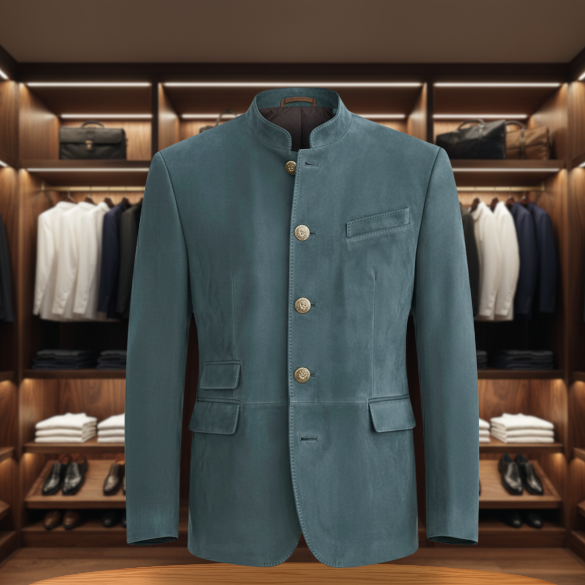 Modern Fitted Men's Blazer | Custom Made