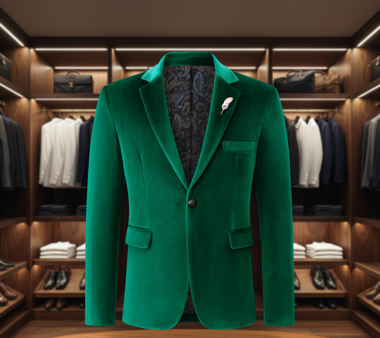 Theodore Blazer for Men | Vintage Rose Paisley