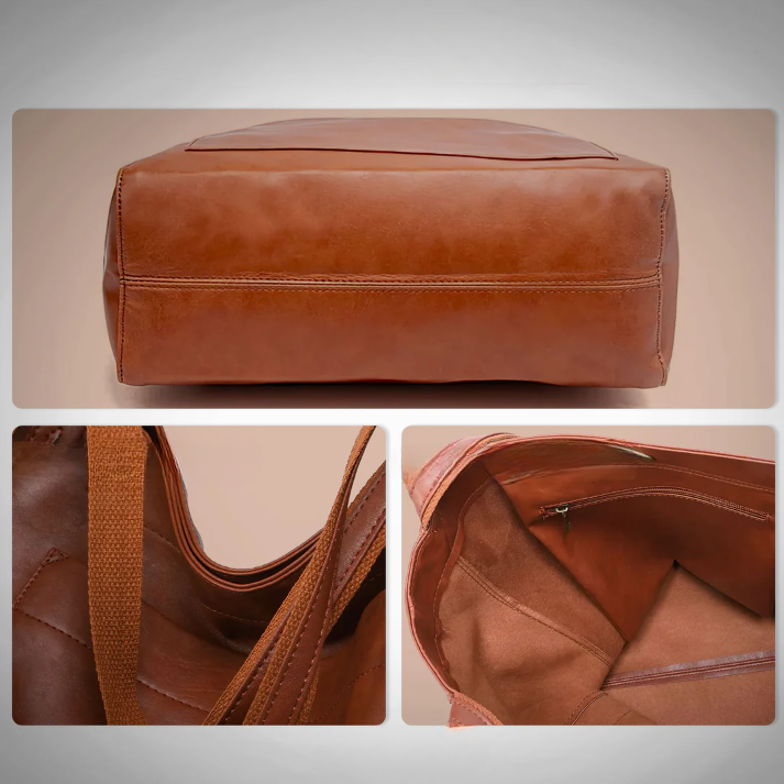 Elviria | Modern Leather Shoulder Bag