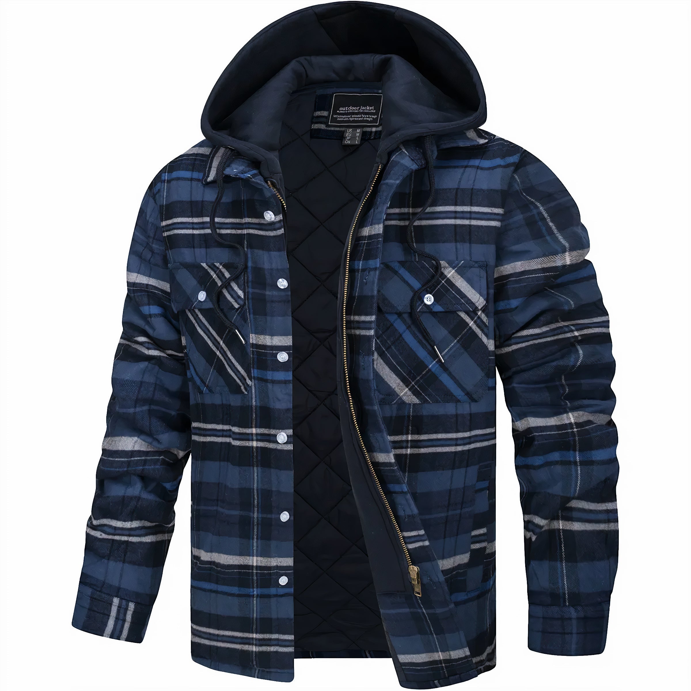 Karl™ | Plaid Zip-Up Jacket
