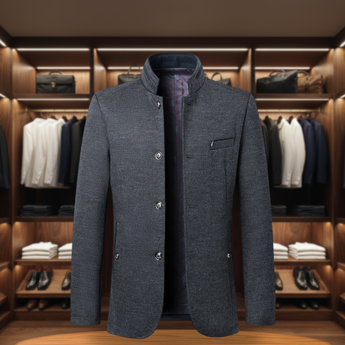 Chic Men's Coat | Classic