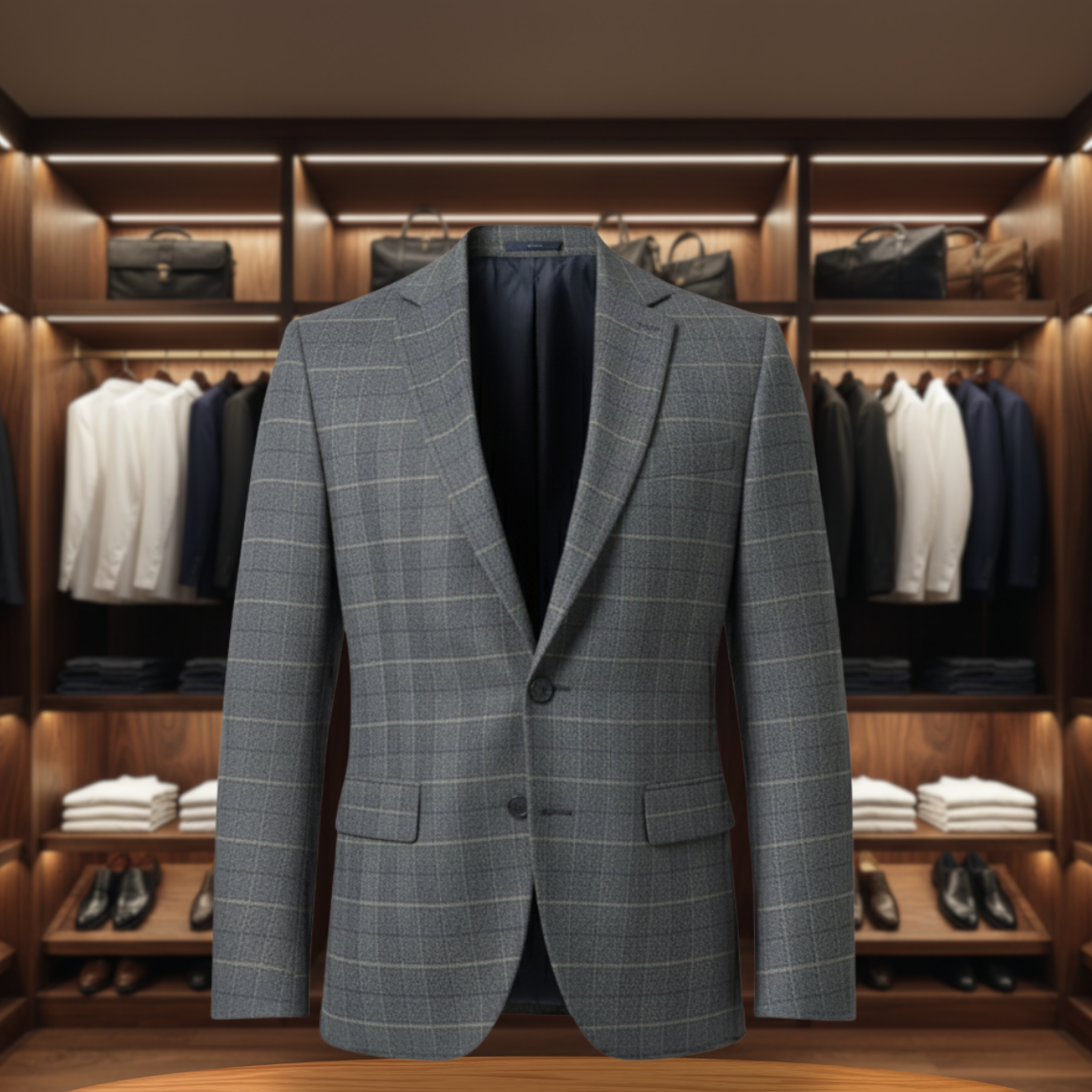 Bexley Checked Blazer for Men | Elegant