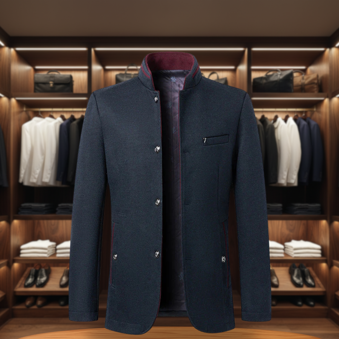 Chic Men's Coat | Classic