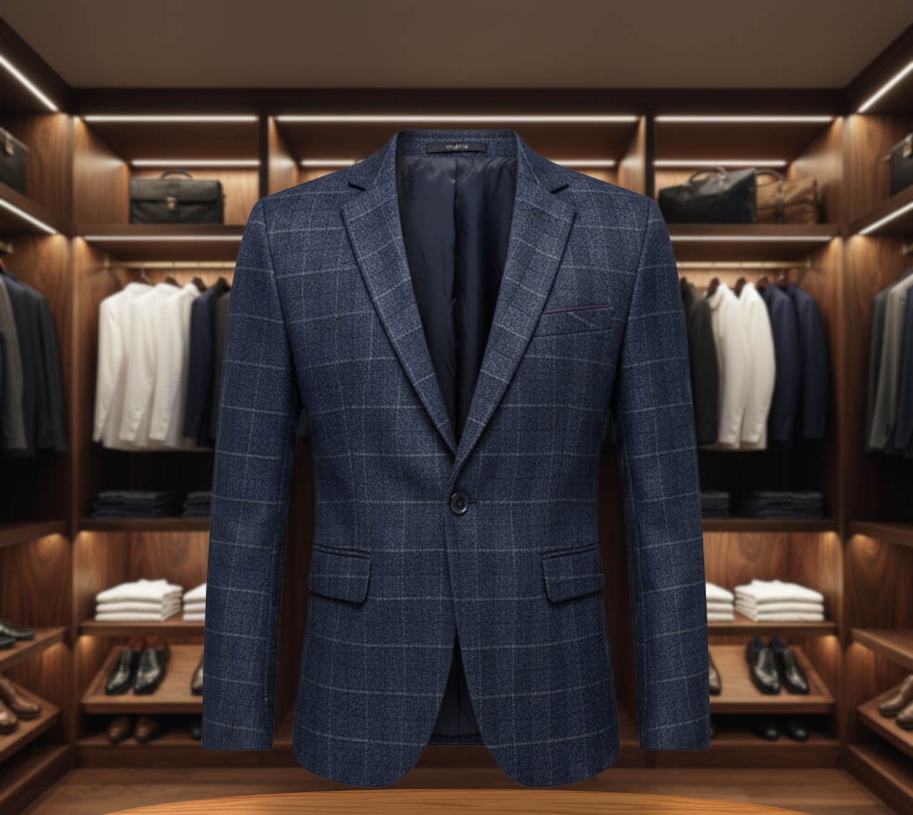 Adrian | British Check Suit Blazer
