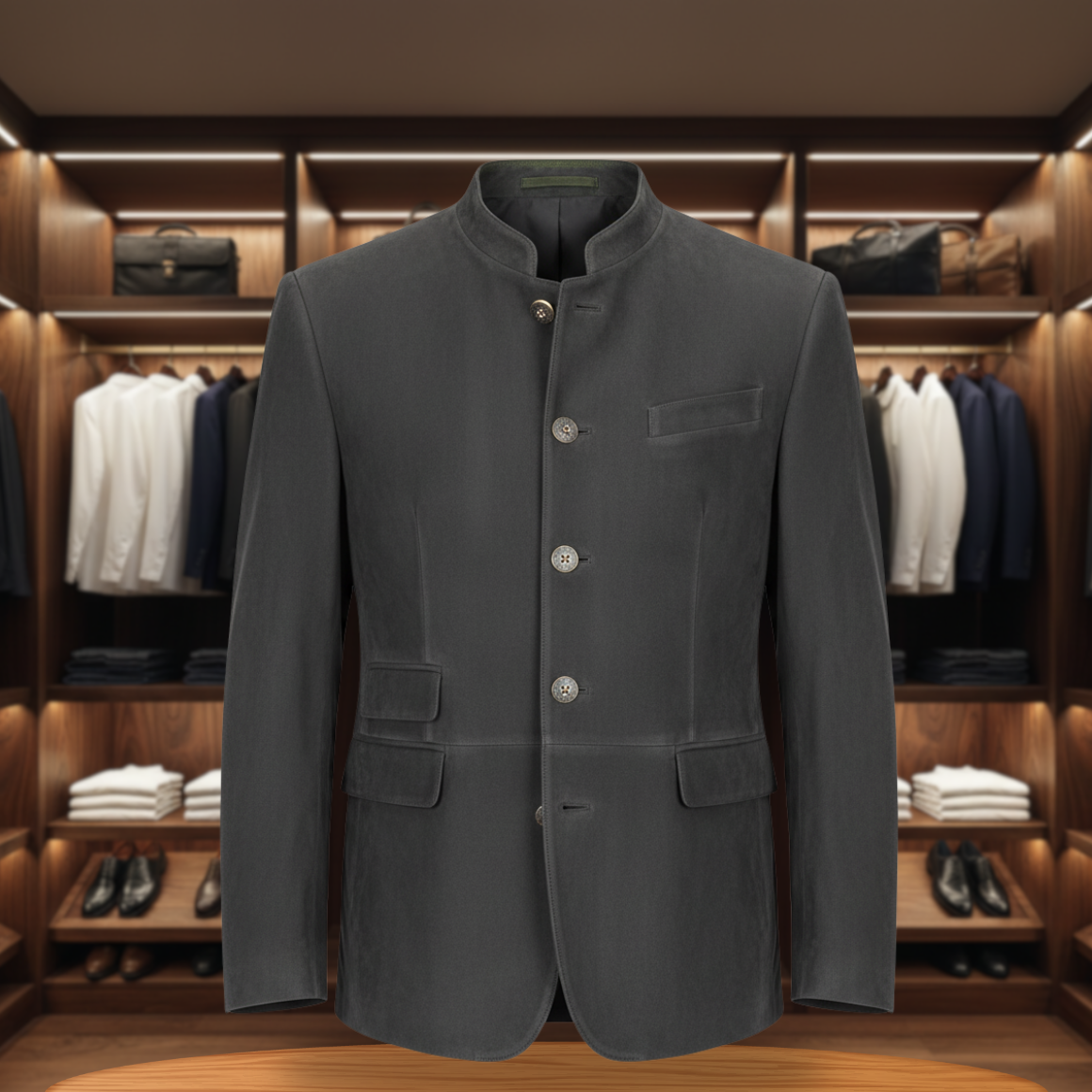 Modern Fitted Men's Blazer | Custom Made