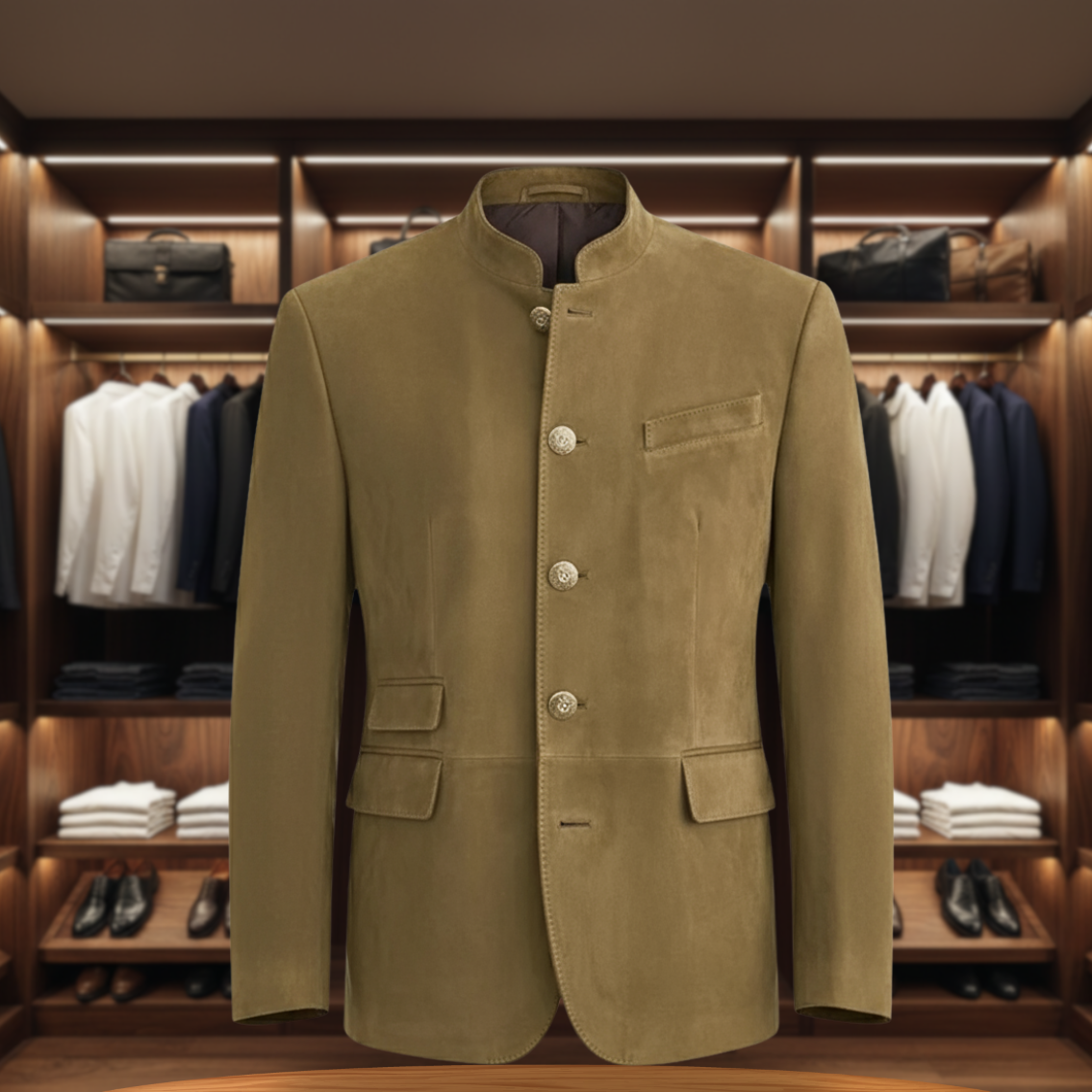 Modern Fitted Men's Blazer | Custom Made