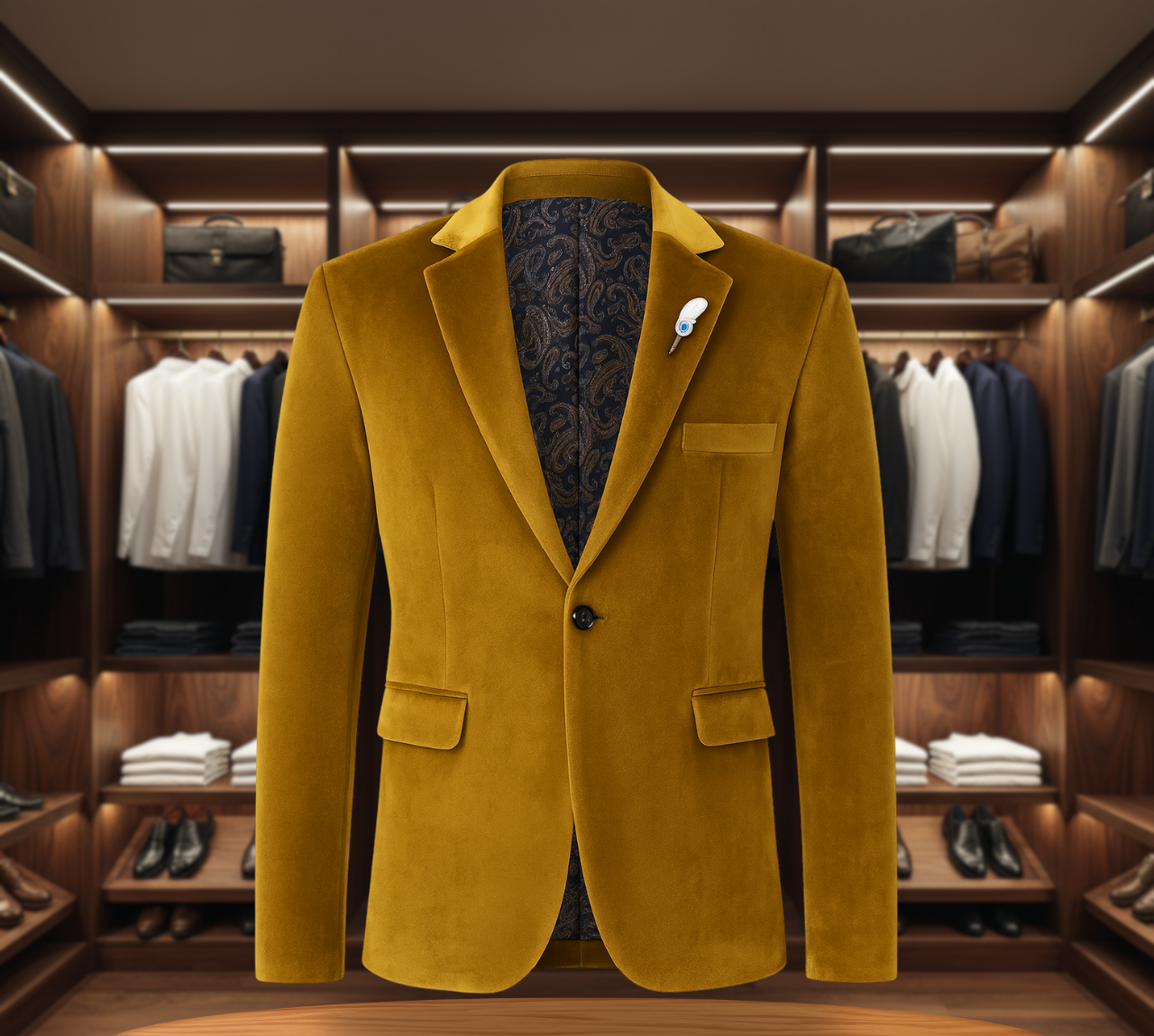 Theodore Blazer for Men | Vintage Rose Paisley