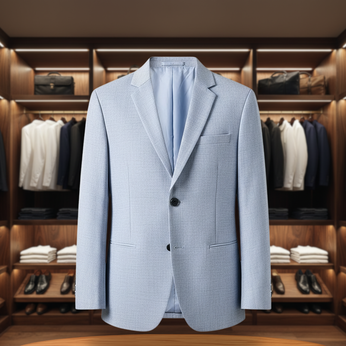Chic Men's Blazer in Blend | Slim Fit