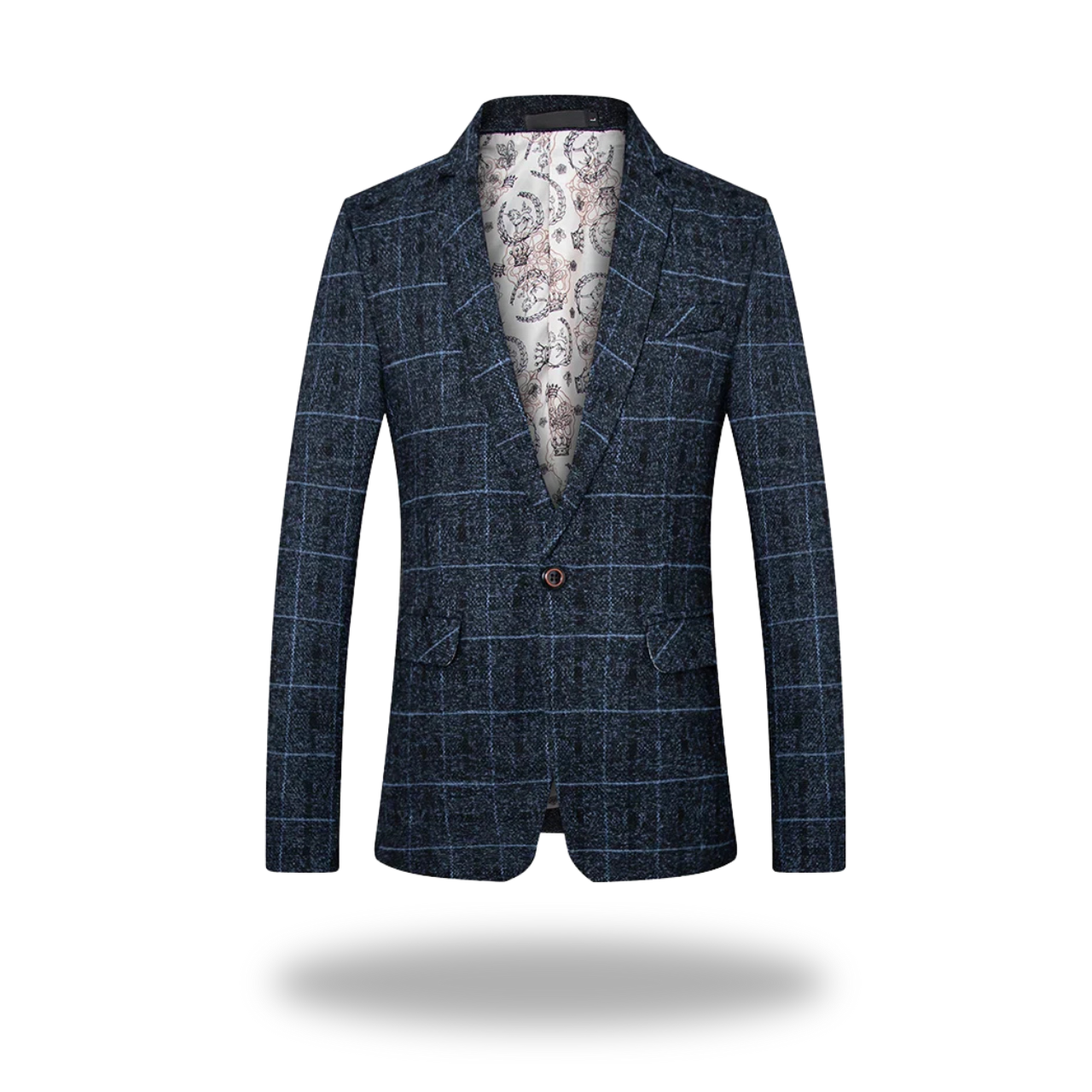 Stylish Checkered Blazer for Men | Custom Made