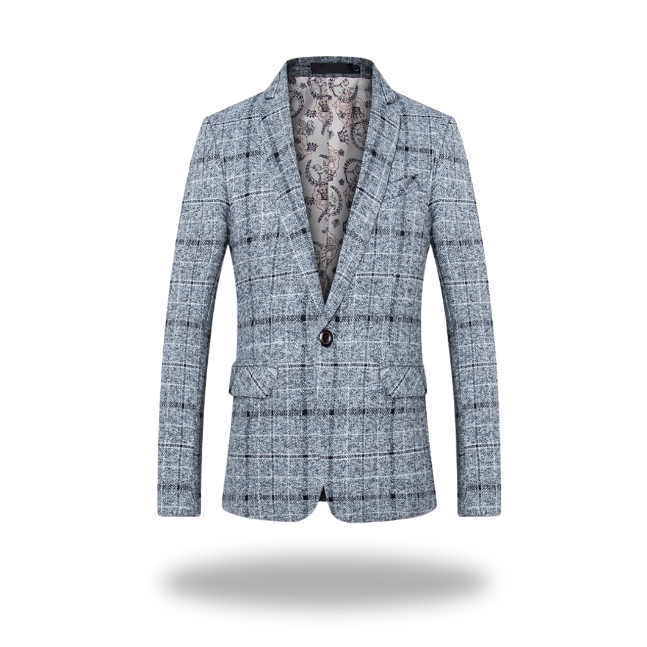 Stylish Checkered Blazer for Men | Custom Made
