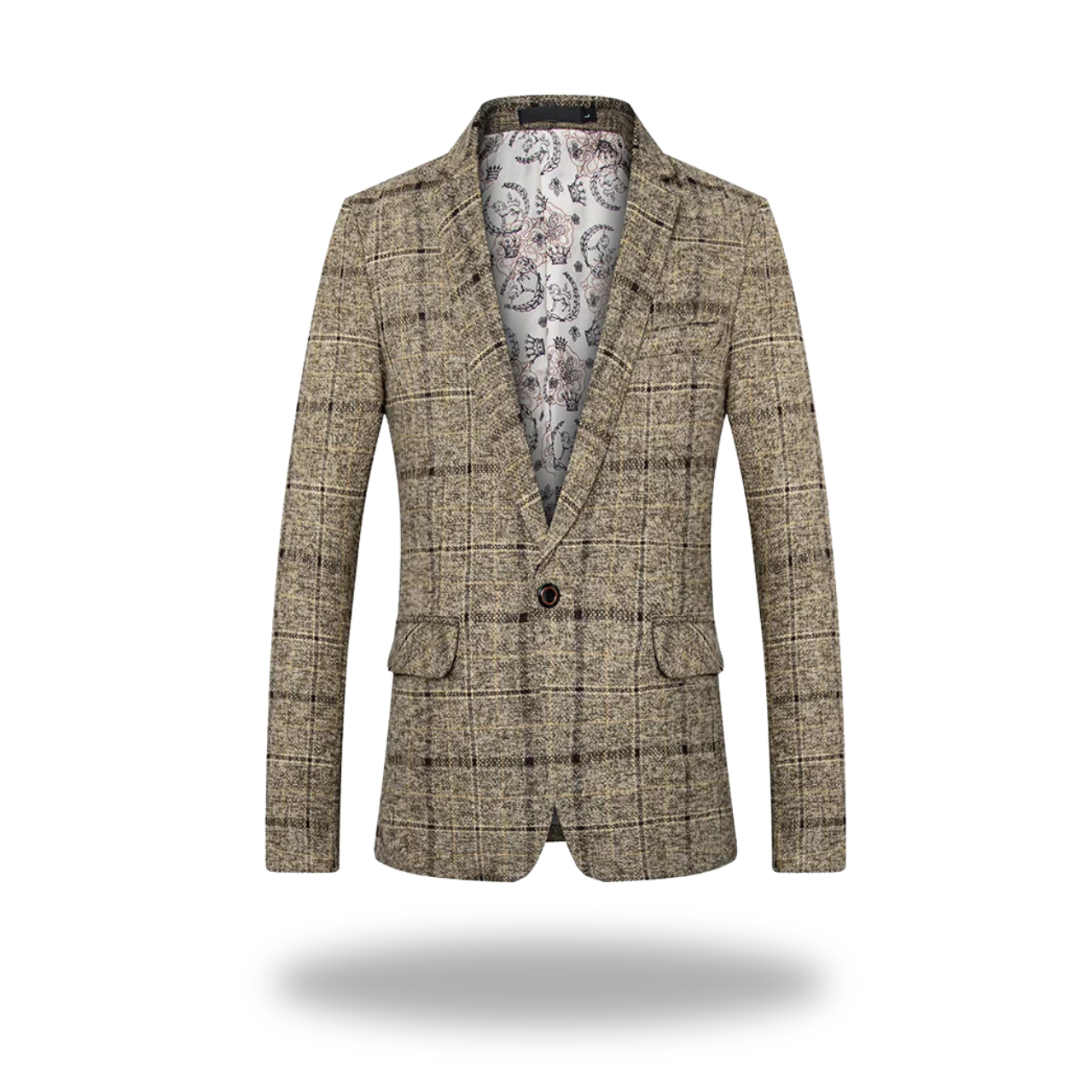 Stylish Checkered Blazer for Men | Custom Made