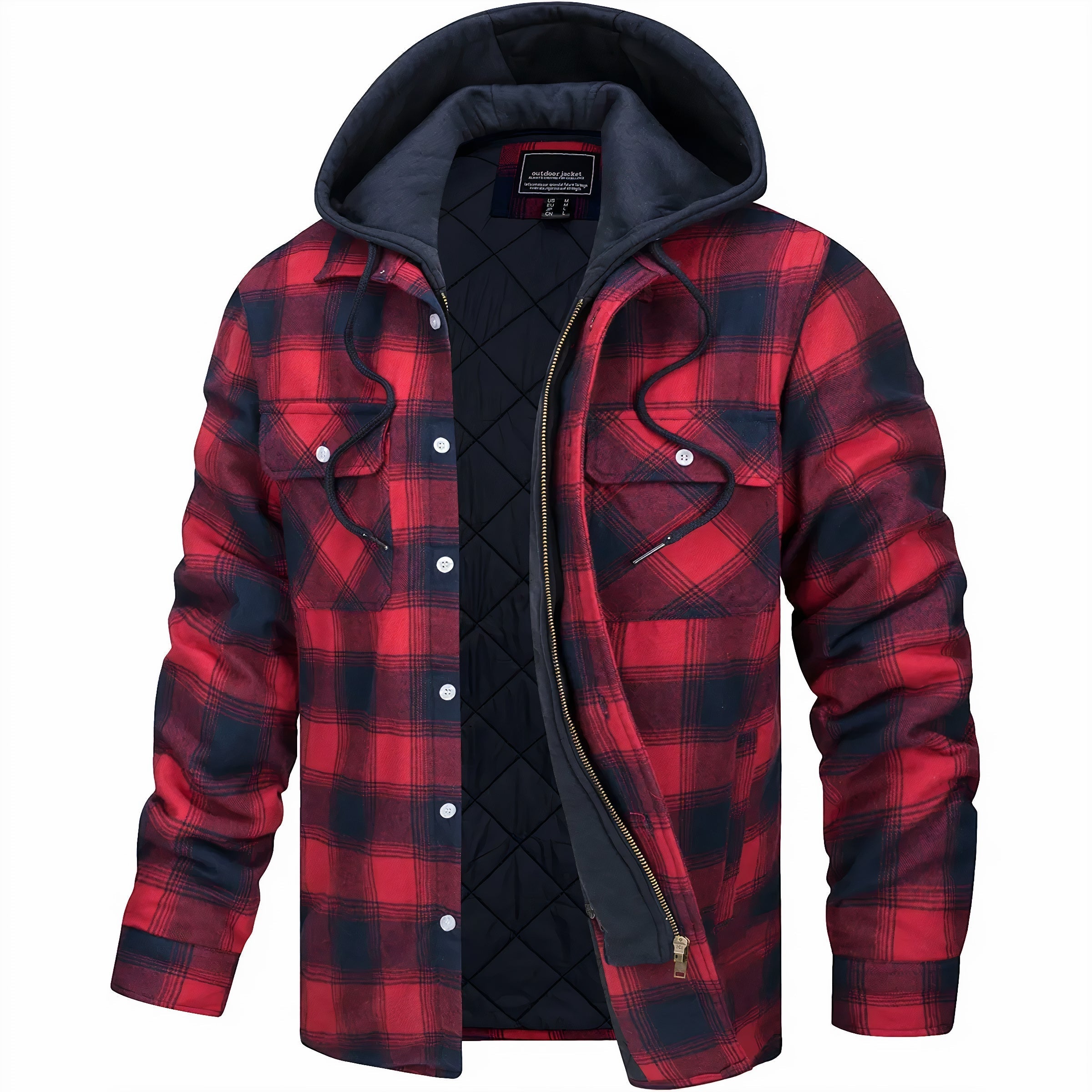 Karl™ | Plaid Zip-Up Jacket